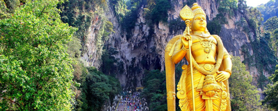 Batu Caves nahe Kuala Lumpur, Malaysia Reisen, Kultur