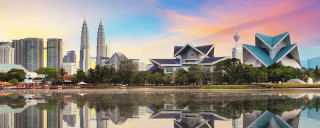 Skyline von Kuala Lumpur, Malaysia