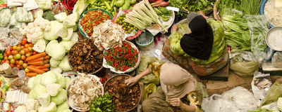 Obst- und Gemüsemarkt, Malaysia Reisen
