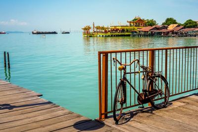 Fahrrad, Chew Jetty Village, Penang, Malaysia Reise