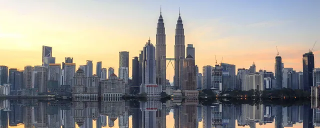 Skyline von Kuala Lumpur, Malaysia Reisen