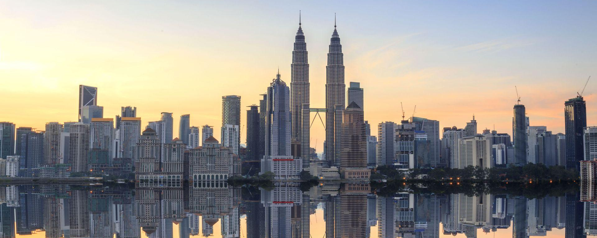 Skyline von Kuala Lumpur, Malaysia Reisen