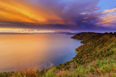 Toba See, Borneo Sumatra Rundreise, Indonesien 