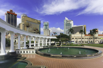 Merdeka Square, Downtwon, Kuala Lumpur, Malaysia Reise