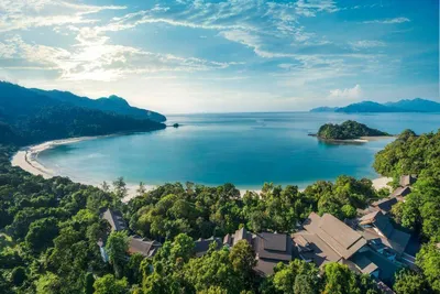 Aussicht über The Andaman Resort Langkawi, Malaysia Luxusreise
